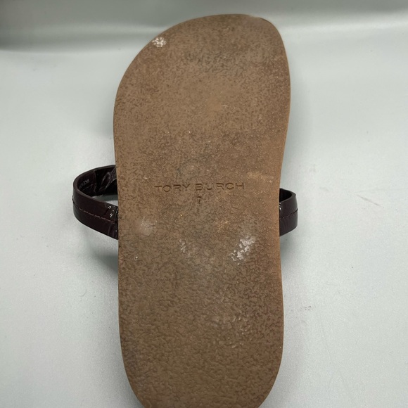 Tory Burch Miller Cloud Sandals Size 7 Brown - Picture 8 of 16